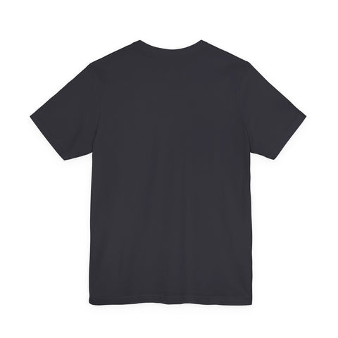 412 Bold Vertical Number Tee — Minimalist Monochrome Graphic T-Shirt