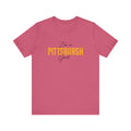 I'm a Pittsburgh Girl - Star Design - Unisex Jersey Short Sleeve Tee T-Shirt Printify Heather Raspberry XS