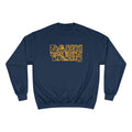 Dahntahn Map - Champion Crewneck Sweatshirt Sweatshirt Printify Navy S 