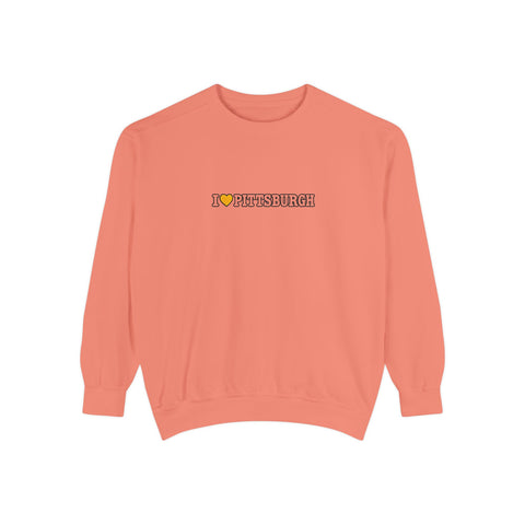 I Love Pittsburgh Heart Comfort Colors® 1566 Sweatshirt