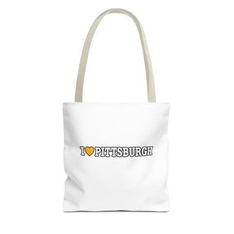 Pittsburgh Love Tote Bag — I  Pittsburgh Canvas Tote