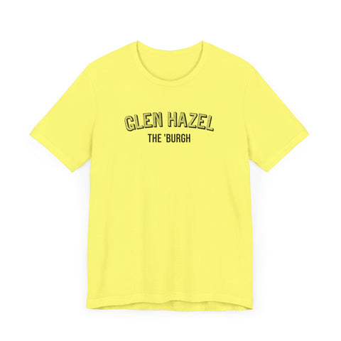 Glen Hazel  - The Burgh Neighborhood Series - Unisex Jersey Short Sleeve Tee T-Shirt Printify   