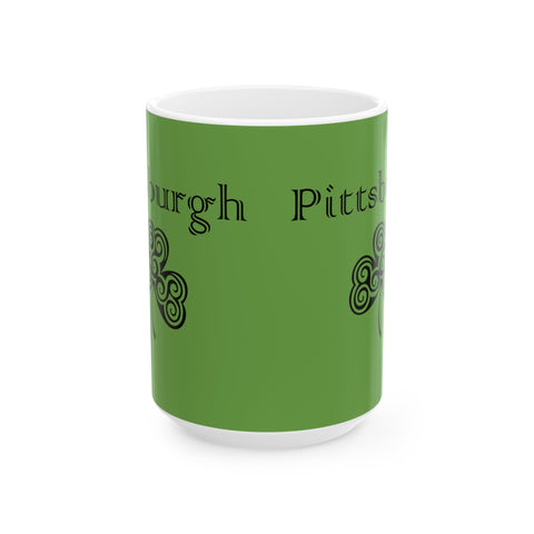 Pittsburgh Irish Clover -  Coffee Mugs (11oz, 15oz)
