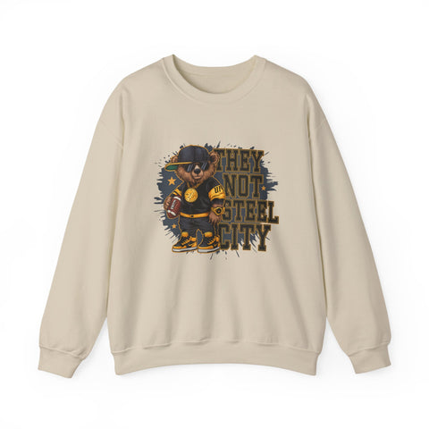 They Not Steel City Bear - Heavy Blend™ Crewneck Sweatshirt
