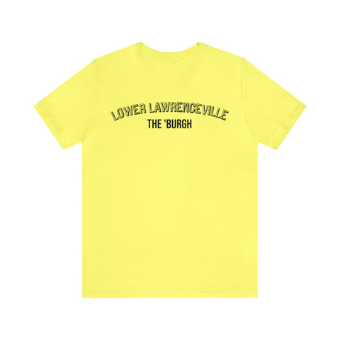 Lower Lawrenceville  - The Burgh Neighborhood Series - Unisex Jersey Short Sleeve Tee T-Shirt Printify Yellow 2XL 