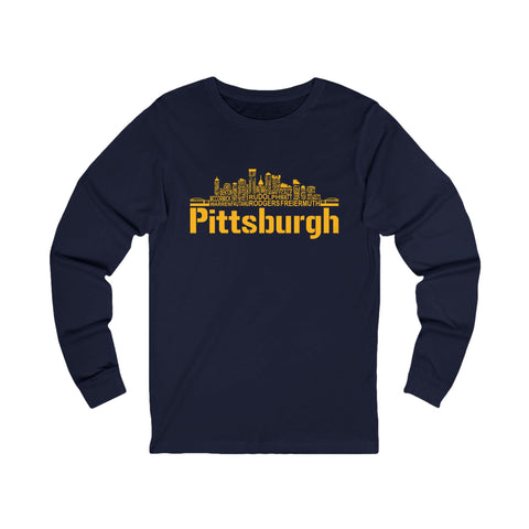 Pittsburgh Football Team Names - Unisex Long Sleeve Tee