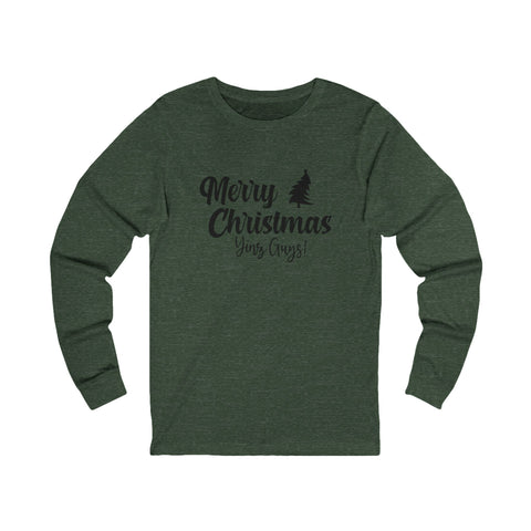 Merry Christmas Yinz - Unisex Long Sleeve Tee