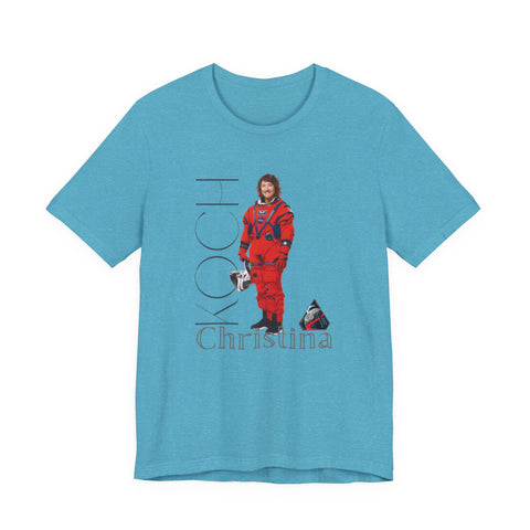 Astronaut Christina Koch Artemis 2 Space Suit Tee Graphic T-Shirt