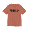 Pittsburgh PIXBURGH Short Sleeve T-Shirt T-Shirt Printify Heather Clay XS