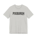 Pittsburgh PIXBURGH Short Sleeve T-Shirt T-Shirt Printify Silver XS