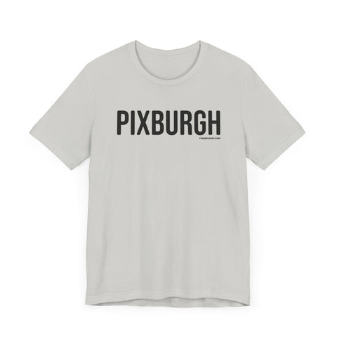 Pittsburgh PIXBURGH Short Sleeve T-Shirt T-Shirt Printify Silver XS