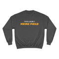 I'm Still Calling It Heinz Field - Champion Crewneck Sweatshirt Sweatshirt Printify Charcoal Heather S 