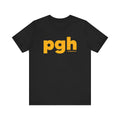 Pittsburgh PGH T-Shirt - Short Sleeve Tee T-Shirt Printify Black S