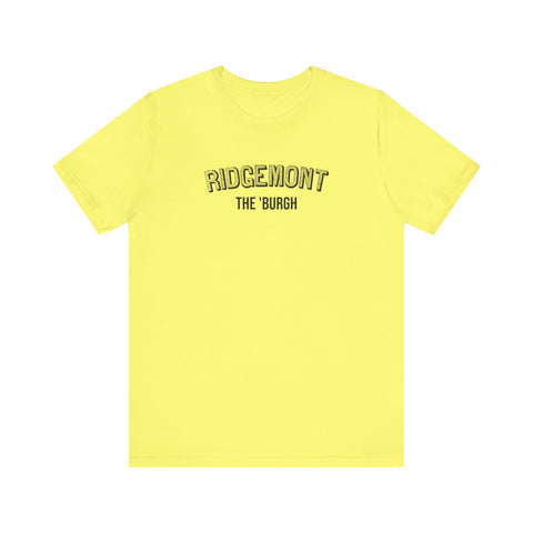 Ridgemont - The Burgh Neighborhood Series - Unisex Jersey Short Sleeve Tee T-Shirt Printify Yellow S 