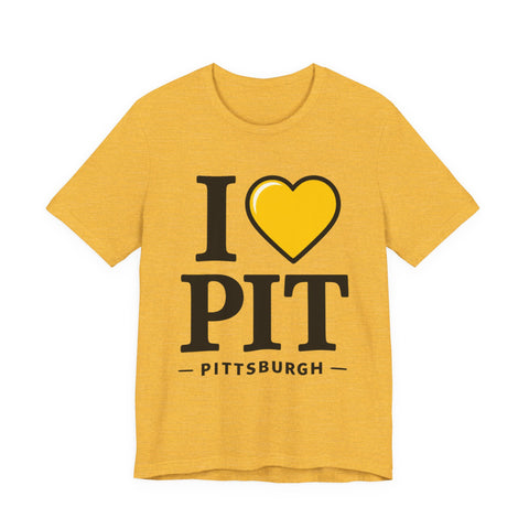 I Heart PIT - Unisex Jersey Short Sleeve Tee