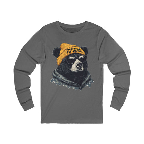 Pittsburgh Bear - Unisex Long Sleeve Tee