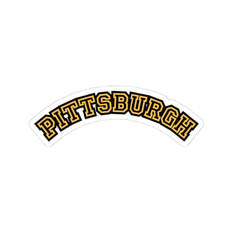 Pittsburgh Block Letters -  Kiss-Cut Stickers
