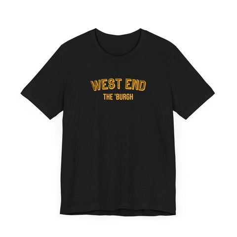 West End - The Burgh Neighborhood Series - Unisex Jersey Short Sleeve Tee