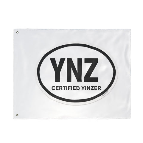 YNZ Certified Yinzer Double Sided Flag