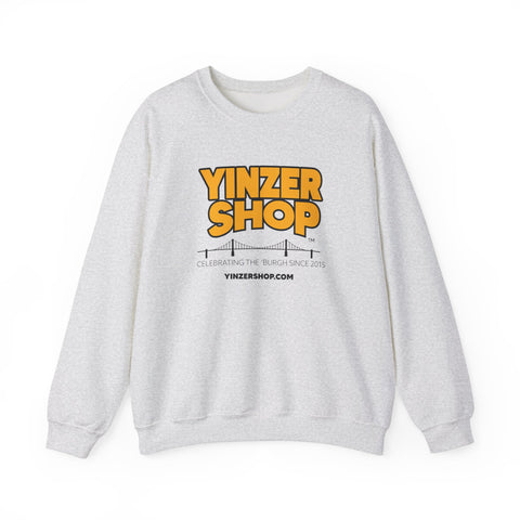 YinzerShop Serving Since 2015 - Gildan 18000 Heavy Blend™ Crewneck Sweatshirt Sweatshirt Printify Ash S