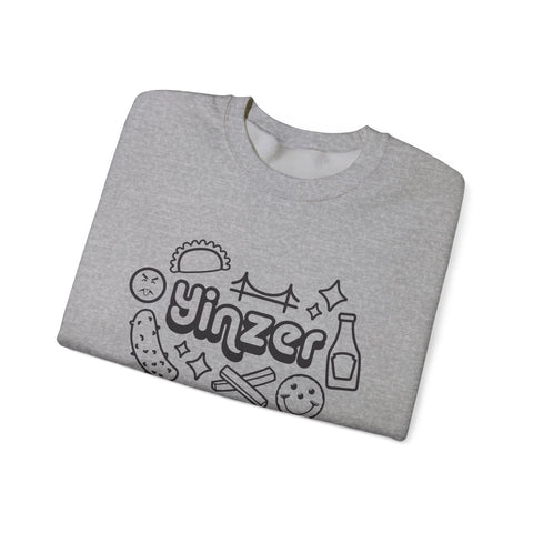 Yinzer Icon Doodles Heavy Blend™ Crewneck Sweatshirt