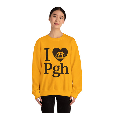 I Love PGH - Heavy Blend™ Crewneck Sweatshirt