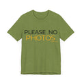 Pittsburgh Dad says this T-Shirt - "No Photos Please" T-Shirt Printify Heather Green S 
