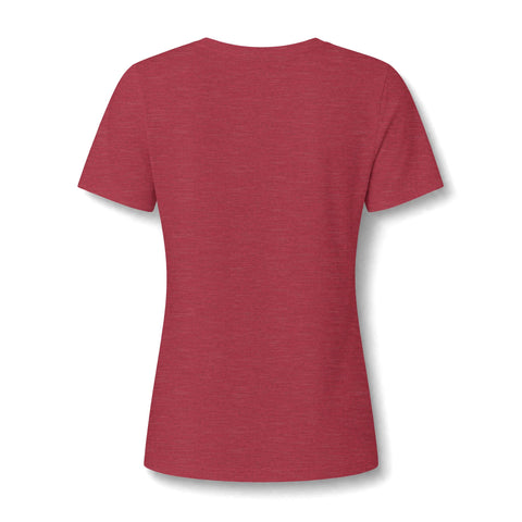 412 Bold Vertical Number Women's V-neck Tshirt  — Minimalist Monochrome Graphic T-Shirt