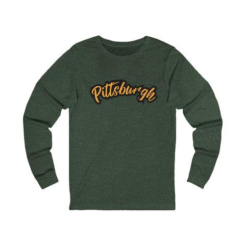 Pittsburgh Grunge - Unisex Long Sleeve Tee