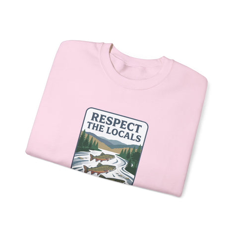 Respect the Locals River Steward Sweatshirt | Vintage National Park Wildlife