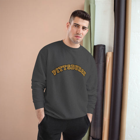 Pittsburgh Block Letters - Champion Sweatshirt