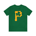 St. Patty's Day Shamrock - P for Pittsburgh Series  - Short Sleeve Shirt T-Shirt Printify Kelly S 
