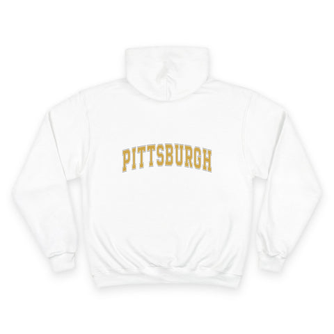 Vintage Classic Pittsburgh - Print on back - Champion Hoodie