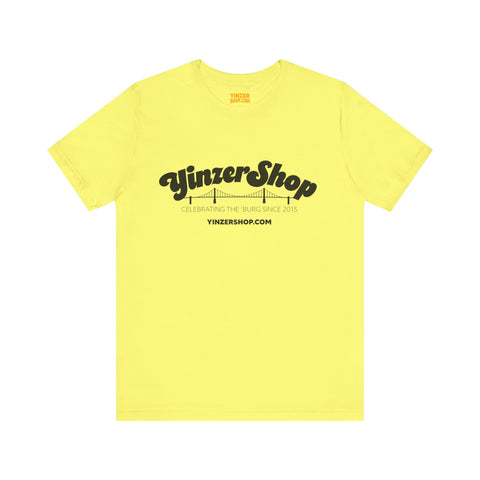 YinzerShop Retro Logo - Short Sleeve Tee T-Shirt Printify Yellow S 
