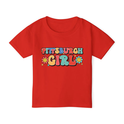 Pittsburgh Girl Retro Toddler T-Shirt