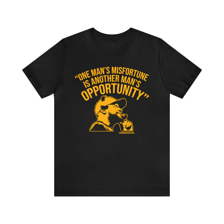 Opportunity - Tomlin Quote - Short Sleeve Tee T-Shirt Printify Black S 