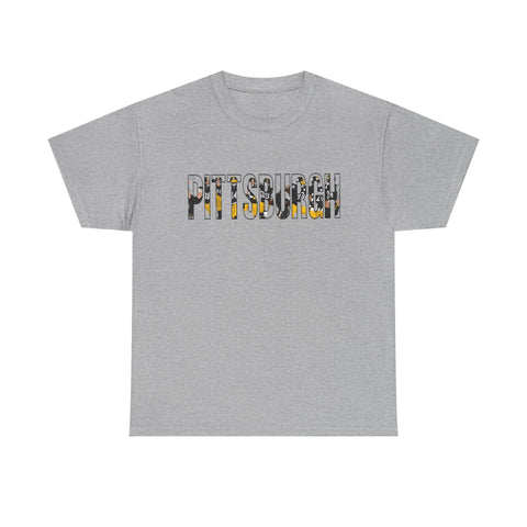 Pittsburgh Football Players - Unisex Heavy Cotton Tee