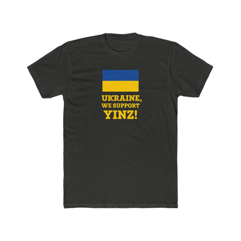 We Support Yinz - Cotton Tee T-Shirt Printify Solid Heavy Metal S 