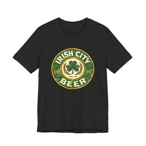 Irish City Beer - Unisex Jersey Short Sleeve Tee
