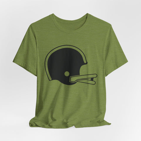 Classic Retro Football Helmet - Unisex Jersey Short Sleeve Tee