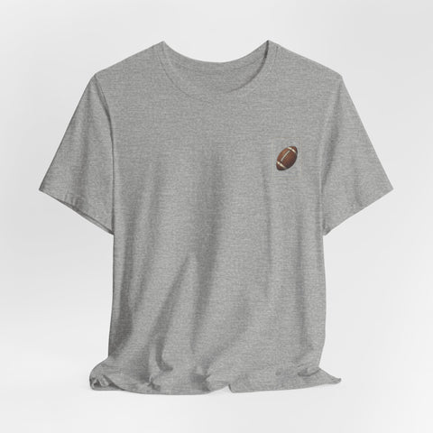 Benchwarmer Dog Football T‑Shirt — "Benched Again Somehow" Graphic Tee