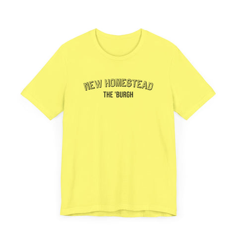 New Homestead - The Burgh Neighborhood Series - Unisex Jersey Short Sleeve Tee T-Shirt Printify   