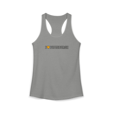 I Love Pittsburgh Women's Ideal Racerback Women's Tank