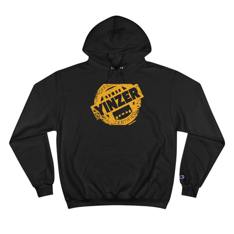 Certified Yinzer Unisex Champion Hoodie Hoodie Printify Black S 