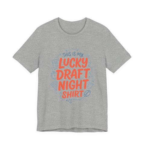 Lucky Draft Night Tee | Fantasy Football Draft Shirt, Draft Night Humor