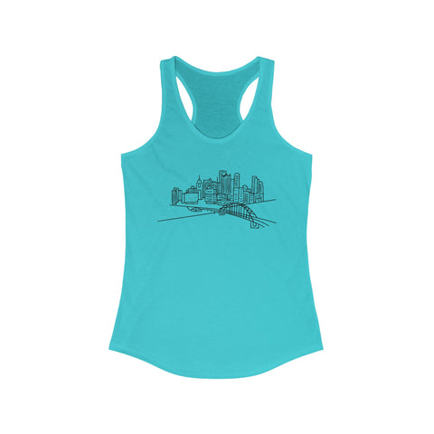 Pittsburgh Skyline - Women's Tang Top