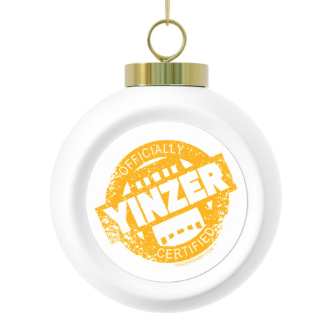 Certified Yinzer Christmas Ball Ornament Home Decor Printify Bells Round 2.5" × 3"