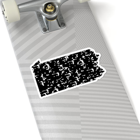 Pennsylvania Grunge -  Kiss-Cut Stickers