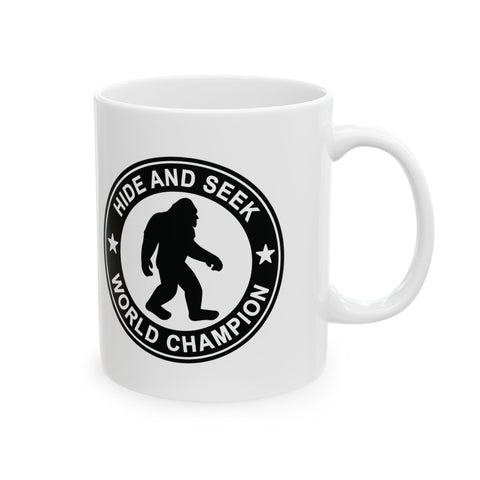 Bigfoot Hide and Seek Champion (Pittsburgh Sarcasm Series) -  Coffee Mugs (11oz, 15oz)