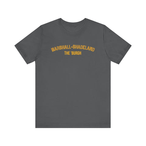 Marshall-Shadeland - The Burgh Neighborhood Series - Unisex Jersey Short Sleeve Tee T-Shirt Printify Asphalt S 